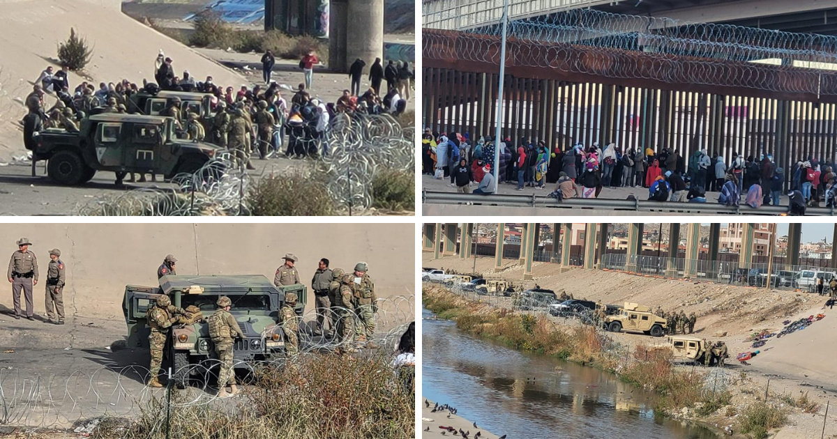 Scenes of militarism from the US/Mexico border (photos by the author)